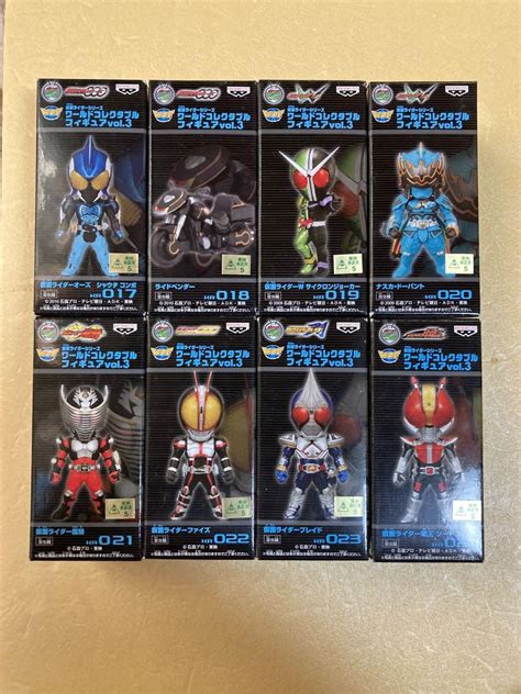 仮面ライダー ワールドコレクタブルフィギュア Vol3 8種セット新品未開封 メルカリ