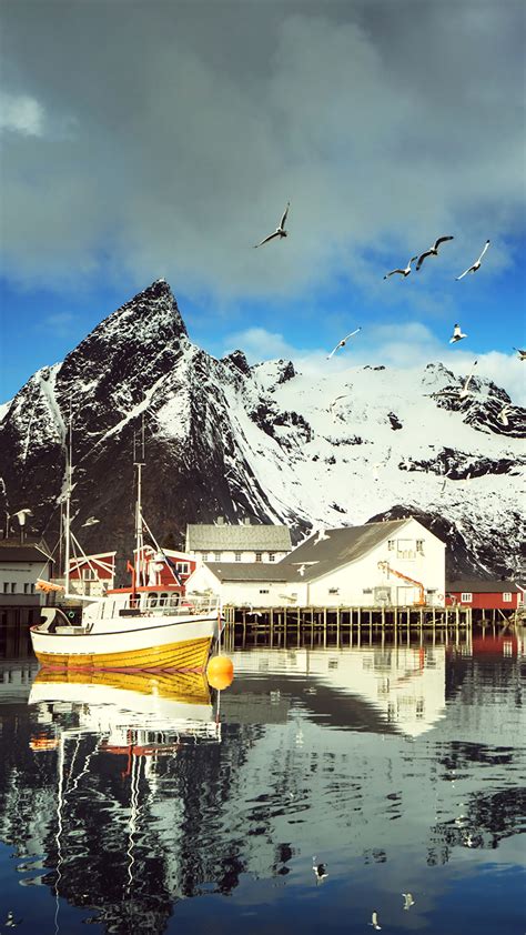 Fondos De Pantalla X Noruega Islas Lofoten Monta As Casa