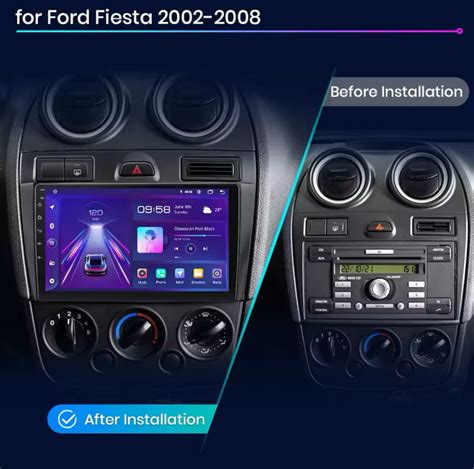 Autoradio Android Ford Fiesta Stereo Auto Touch Wifi