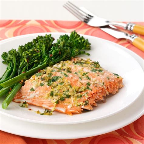 Herbed Salmon Fillet Recipe | Taste of Home