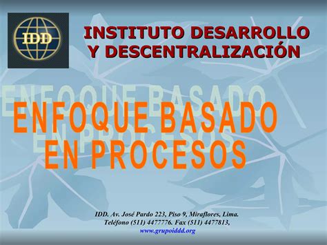 01 Procesos Enfoque Basado En Procesos 88 PPT