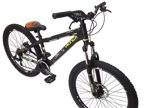 Bicicleta Vikingx Tuff Aro Shimano V Preto Amarelo Neon