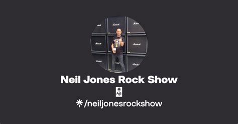 Neil Jones Rock Show 🤘 Instagram Facebook Tiktok Linktree