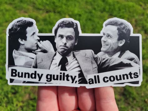 Ted Bundy Sticker Serial Killer Sticker True Crime Forensics