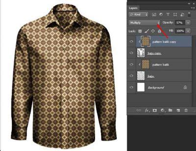 Cara Desain Kemeja Batik Di Photoshop Kuliah Desain