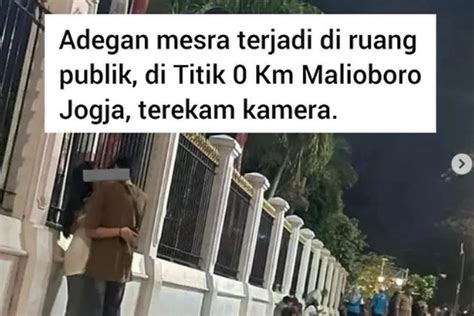 Viral Foto Adegan Mesra Di Titik Nol Kilometer Yogyakarta Pemprov Diy