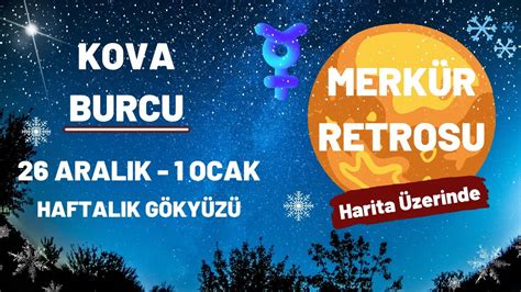 KOVA BURCU 26 ARALIK 01 OCAK HAFTALIK BURÇ YORUMLARI MERKÜR RETROSU