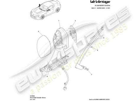 Aston Martin V12 Vantage V12 Vantage 2010 Part Diagrams