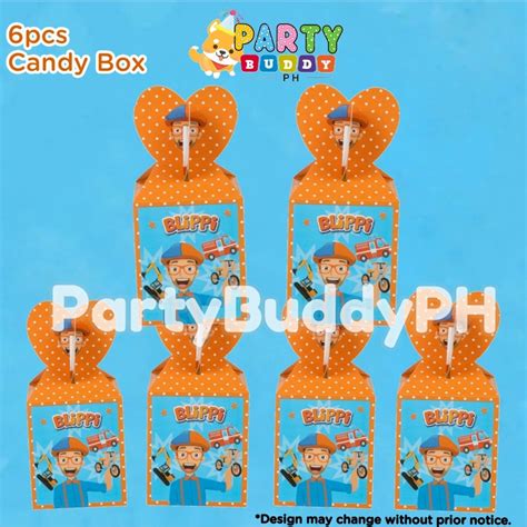 Blippi Party Theme Decoration Candy Box Banderitas Banner Partybuddyph