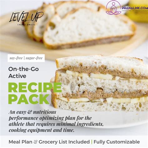 On The Go Active Recipe Pack Pranalink