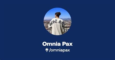 Omnia Pax Listen On YouTube Spotify Linktree