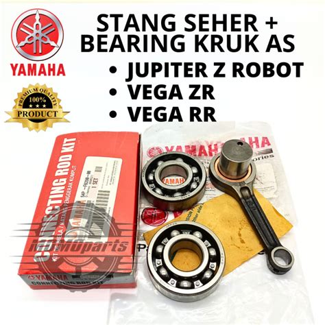 ORIGINAL PAKET STANG SEHER PISTON SET PLUS BEARING KRUK AS 2 BIJI 6305