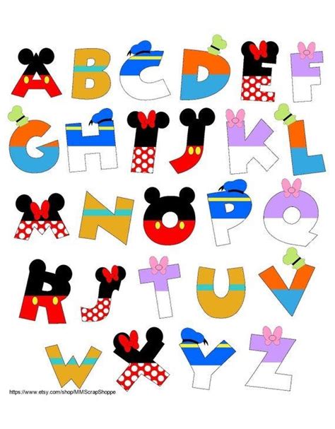 1a947f05f35ab484ce171d0df28b192c38725d78 B0a Mickey Mouse Letters