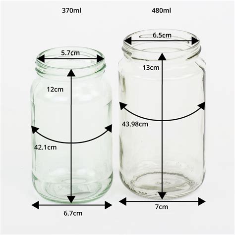 Jam Jar Glass 370ml Atlas Flowers