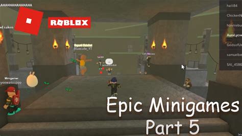 Roblox Indonesia EpicMinigames Seru Seruan YouTube