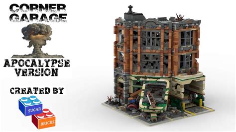 LEGO MOC Corner Garage - Apocalypse Version by SugarBricks | Rebrickable - Build with LEGO