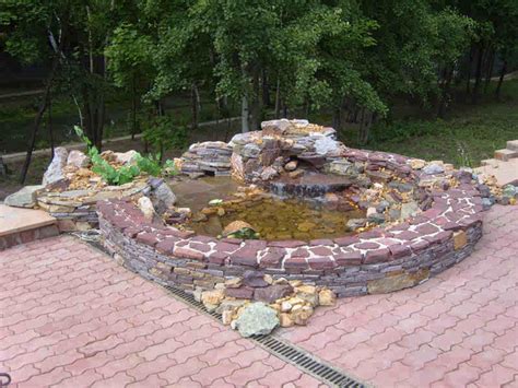 Декоративные искусственные водоемы (пруды, водопады, фонтаны, каскады ...
