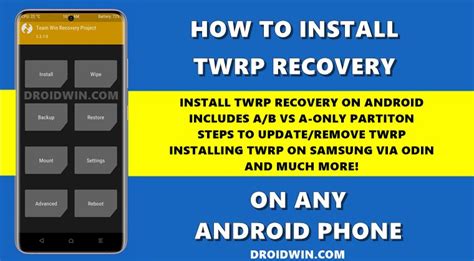 How To Install Twrp Recovery On Android Droidwin