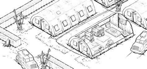 Military Base Tent By Thegaido On Deviantart