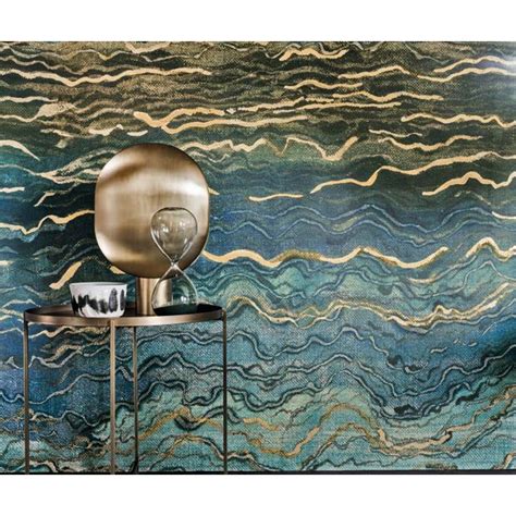 Casamance Wallpanel Azurite Collection Alliages