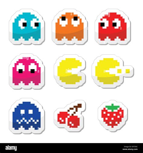 Retro Video Game Icons