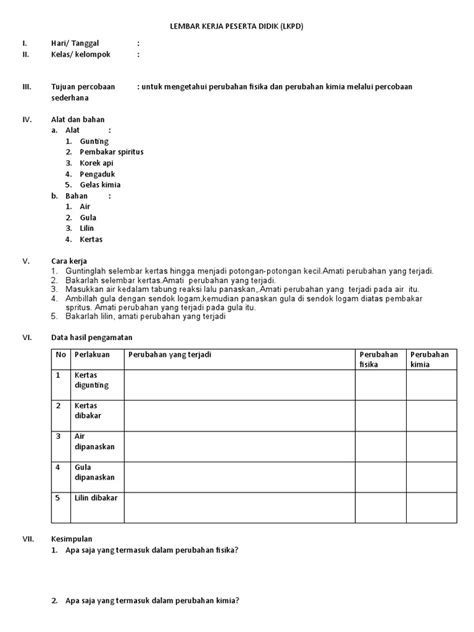 Lembar Kerja Peserta Didik Pdf