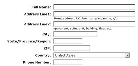 Address Format For Ordering From Us Stores Using Package Forwarding Opas
