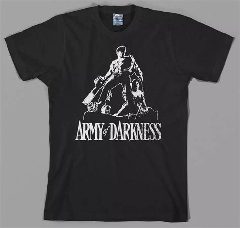 Army Of Darkness T Shirt Evil Dead Hail To The King Groovy Horror Bruce Campbell