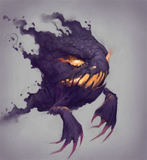 Haunter Ghost Pokemon Creepy Pokemon Ghost Type Pokemon