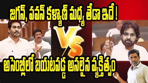 జగన్ కు పవన్ కళ్యాణ్ కు ఉన్న తేడా ఇదే Difference Between Jagan And