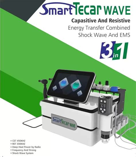 Smart Tecar Wave In Ed Treatment Machine With Ems Shockwave