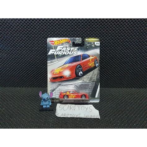 Jual Hot Wheels Hotwheels Mazda RX 7 FD Fast Furious Fast Tuners Shopee Indonesia