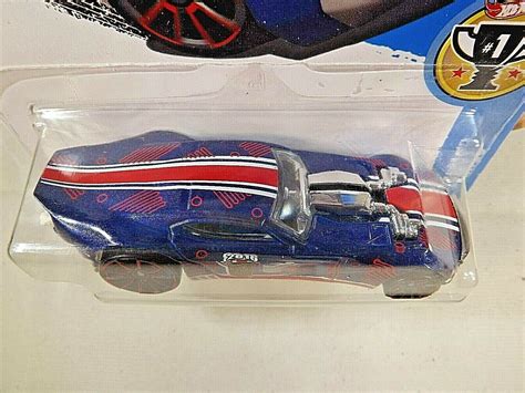 Hot Wheels Hw Games Nitro Doorslammer Dark Blue W Red Trap Spoke Contemporary