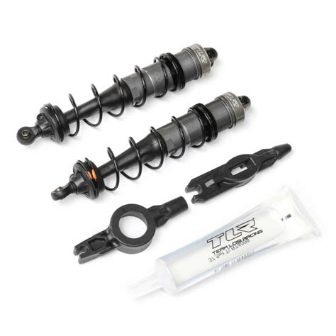 Team Losi Racing Front Shock Set Mm Assembled Xt Z Tlr