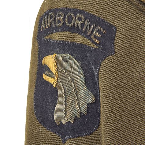 Original U.S. WWII 101st Airborne Division Class A Uniform Coat Featur ...