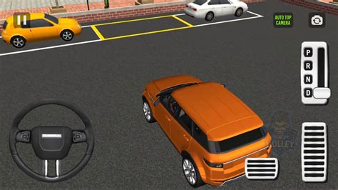 Master Of Parking Orange Suv Direksiyonlu Range Rover Park Etme