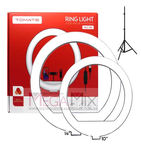 Kit C 2 Ring Light 14 10 MLG 086 Tomate Mega Mix