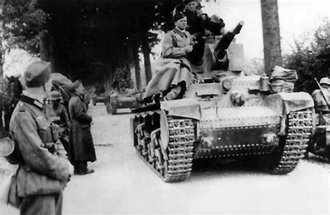 Panzer 35(t) on road | World War Photos