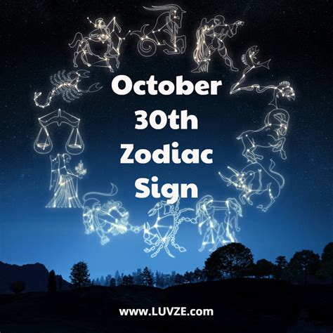 October 30 Zodiac Sign: Birthday Horoscope, Personality, Compatibility