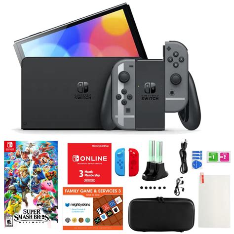 Nintendo Switch Oled Super Smash Console Bundle Hsn