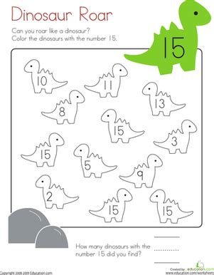 Numbers 11-15 Tracing Worksheets - Worksheets Library