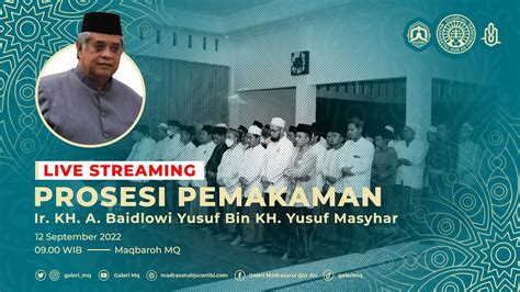 Live Prosesi Pemakaman Ir Kh A Baidlowi Yusuf Bin Kh M Yusuf