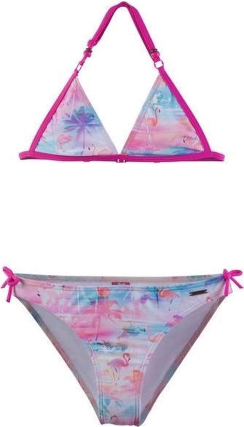 Protest GENIE JR Triangle Bikini Meisjes Pink Pink Maat 140 Bol