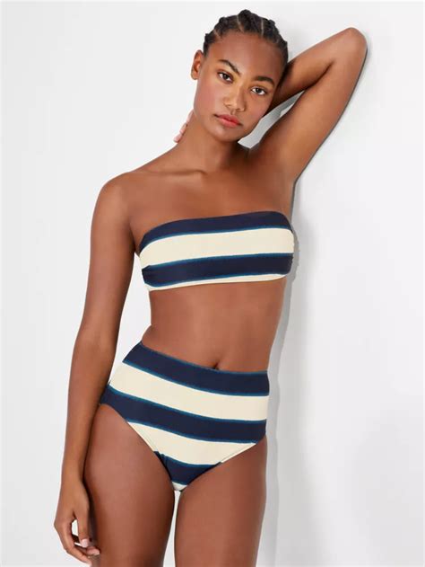 Awning Stripe Bandeau Bikini Top Kate Spade New York