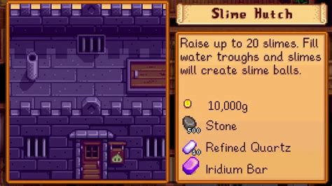 Stardew Valley Slime Hutch Guide Gamer Tweak