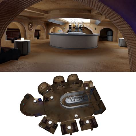 Star Wars Cantina Interior 3d Model 150 Blend Obj Free3d