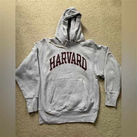 Harvard Champion Reverse Weave Hoodie Medium Gem