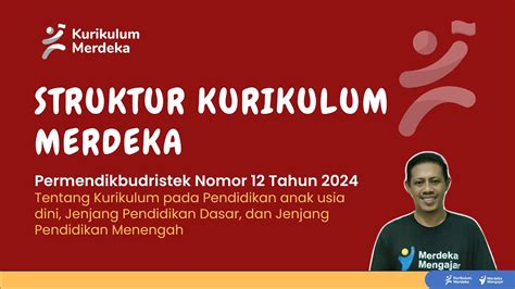 Struktur Muatan Kurikulum Merdeka Menurut Permendikbud Nomor 12 Tahun