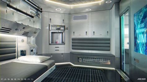 Passengers Spaceship Interior Spaceship Design Futuristic Interior