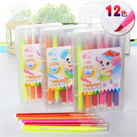 Soft Head Watercolor Pen Washable Watercolor Pen Not Dirty Hand Brush ...